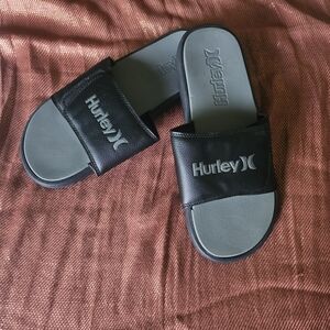 Hurley Black Slide Sandals